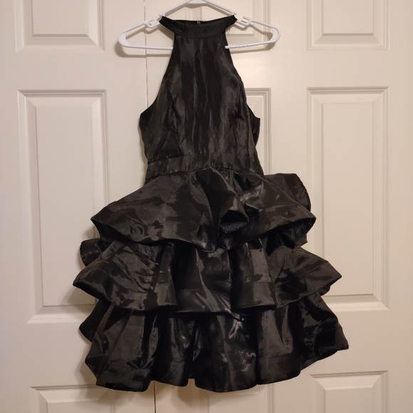 Black Ruffle Dress - Picture 2 of 2